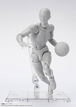 BANDAI - S.H.フィギュアーツ ボディくん DX set Gray 約150mm 2体 S.H.Figuarts ボディちゃん -スポーツ- Edition DX SET (Gray